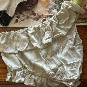 American Eagle Green Crop Top